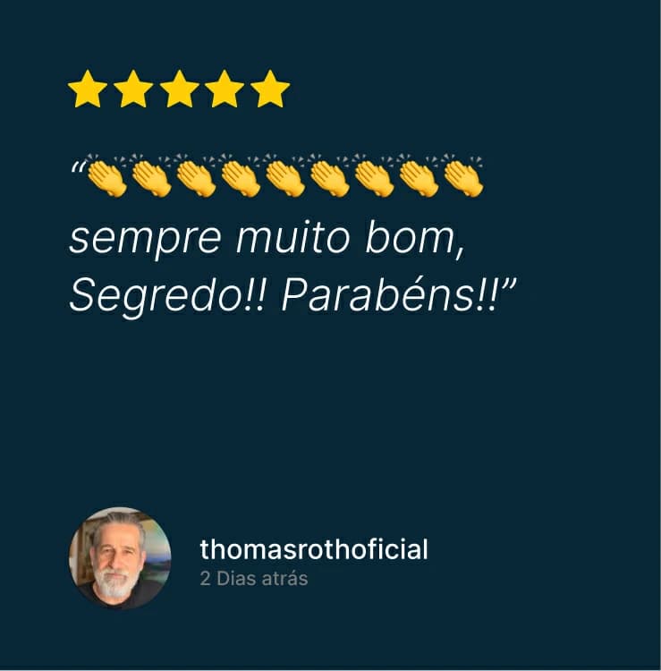 Depoimento de aluno